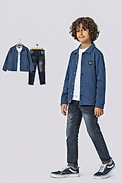 10/13 yaş üçlü erkek çocuk pantolonlu takım