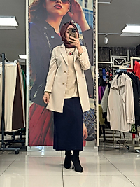 BLAZER CEKET- KREM