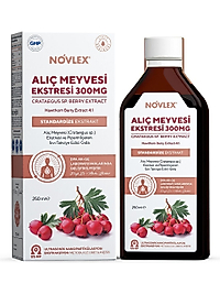 Novlex  Alıç Meyve (Hawthorn Berry) ve Piperin Ekstraktı (Ekstresi) İçeren Sıvı Takviye Edici Gıda 250ml