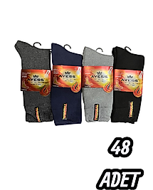 Erkek Ayess Termal Çorap 48 Adet