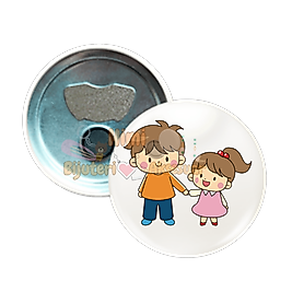 Aile Metal Resimli İğneli Buton Rozet Magnet Anahtarlık Açacak Çanta Rozetleri M4