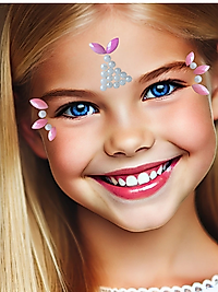 Parlak yüz taşı seti