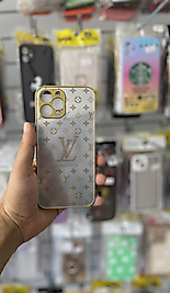 iPhone 12 Pro Max Aynalı Gold Telefon Kılıfı