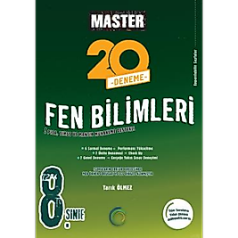 8. Sınıf Master 20 Fen Bilimleri Denemesi Okyanus Yayıncılık 2025