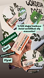 Doğal helal sertifikalı diş macunu