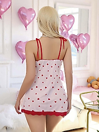 Kadın Ekru Kalp Desenli Dantel Detaylı elbise 5071