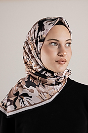 DESENLİ FRANSIZ İPEĞİ EŞARP DESEN-4