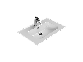 TURKUAZ Etajerli Lavabo, Blue, 70x47 cm