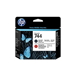 Hp 744-F9J88A Mat Siyah-Kromatik Kırmızı Baskı Kafası
