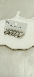 çoklu simli silver küpe