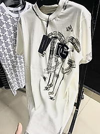 Dolce gabbana DG detaylı erkek t-shirt