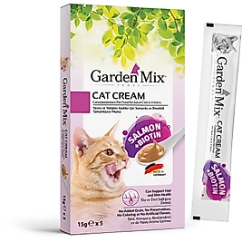 Garden Mıx Kedi Kreması Somon+biotin 15gr*5