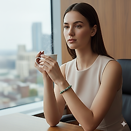 Diopsit Taşı Bileklik