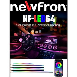 Newfron App Kontrollü Rgb Araç Içi Ambians LED