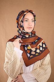 DESENLİ FLOSSY SİLK EŞARP