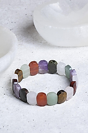 Çakra Roleks (Geniş) Doğaltaş Sertifikalı Bileklik