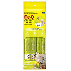 Me-O Creamy Treats Ton Balığı ve Keçi Sütlü Ek Besin ve Kedi Ödülü 60 Gr ( 4 x 15 Gr )