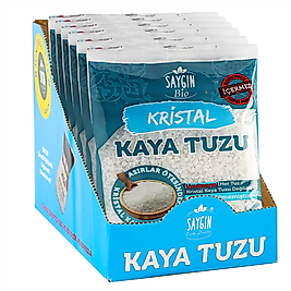 SAYGIN KAYA TUZU 500 GR. ÖĞÜTMELİK 6'LI PAKET