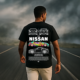 NISSAN - 350z a - Tasarım Baskılı Oversize Tişört