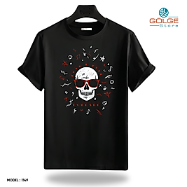 Rock and Roll & Metallica Tarzı Baskılı Oversize Unisex Tişört