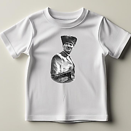 Ulusal Baskılı Normal Kalıp  Çocuk Tişört