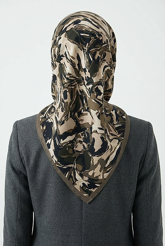 Spring Eşarp Kamuflaj Desen