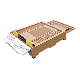 Apimaye A Tipi Uçuş Tahtalı Kovan Tabanı | Anti-Varroa Izgaralı