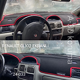 Renault Clio 2 Ekranlı Konsol Torpido 3D Koruma