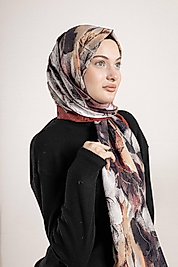 FLOOR İPEK ŞAL EL DİKİŞİ DESEN-2