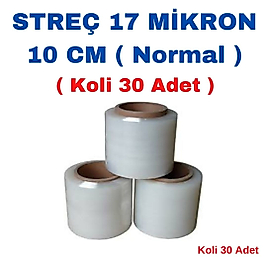Streç 17 Mikron Normal 10 cm Koli 30 Adet
