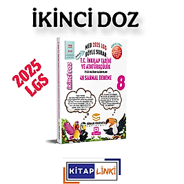 Sinan Kuzucu Yayınları  8. Sınıf | İKİNCİ Doz Sarmal Branş Denemeleri T.C. İNKILAP TARİHİ VE ATATÜRKÇÜLÜK ( 2025 LGS )
