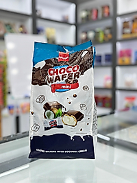 CHOCO WAFER HİNDİSTAN CEVİZLİ MİNİ GOFRET 800 GR (KOLİ İÇİ=8 PAKET)
