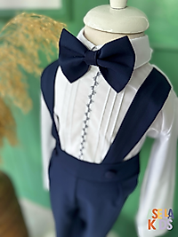 Erkek Çocuk Salopet Takım - Lajivert