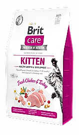 BRIT CARE KITTEN 2KG (Tavuklu - Yavru Kedi Sağlıklı Büyüme & Gelişim)