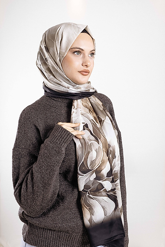 ALFA SİLK ŞAL ÇİÇEK DESEN-1