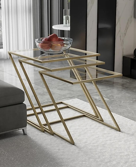 MAT GOLD Z ZİGON ŞEFFAF CAM