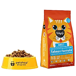 Kittylife Somonlu Kısırlaştırılmış Kedi Maması  %90 Hayvansal Protein