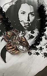 Gece Orkidesi Özel Tasarım Kolye