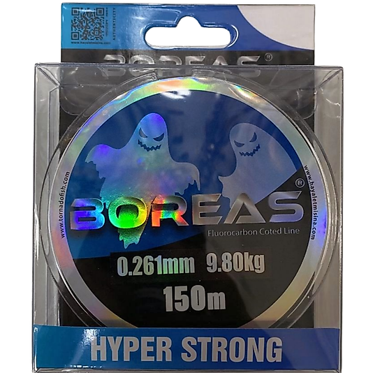 Boreas 0,261 mm Fluorocarbon Kaplama 150 m Hayalet Misina 9,80 Kg Çekerli