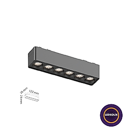12 CM 6W Mercekli Slim Magnet Aydınlatma
