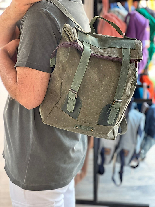 Old Cotton Cargo GDS New Günlük Kanvas Sırt Çantası