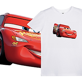 Cars Şimşek McQueen Tasarım Baskılı Çocuk Tişört