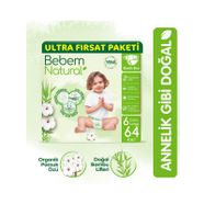 Bebem Natural 6 Beden Extra Large Ultra Fırsat Paketi 64 Adet