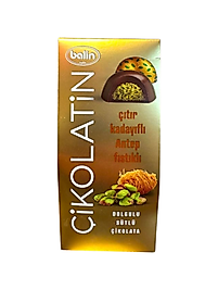 BALİN ( ÇITIR KADAYIFLI ANTEP FISTIK DOLGULU SÜTLÜ ÇİKOLATA 300 gr)