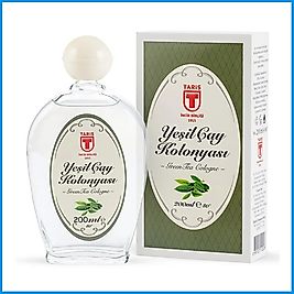 Tariş Yeşil Çay Kolonya Cam Şişe 200 ml