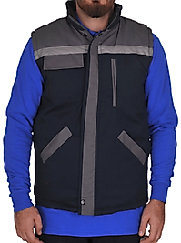 Star Gabardin Teknik İş Yeleği Lacivert Gri