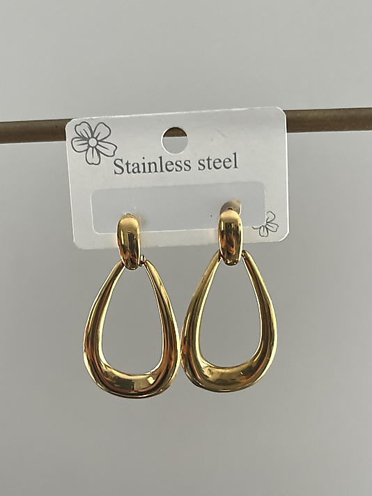 Çelik Sallantılı Küpe