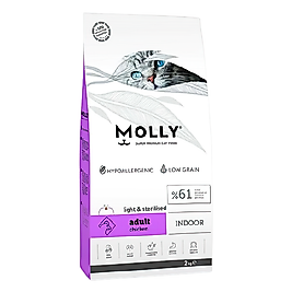 Molly Tavuk Etli Kısırlaştırılmış Kedi Maması 2 kg