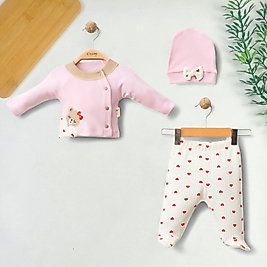 Miss Bear Love 3 Parça Takım