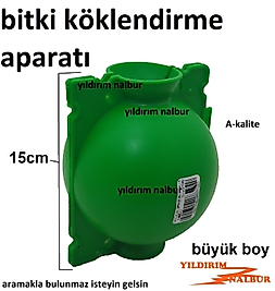 BÜYÜK BOY BİTKİ KÖKLENDİRME APARATI PLASTİK TOP FİDE KOLONLAMA KÖK SALDIRMA APARATI